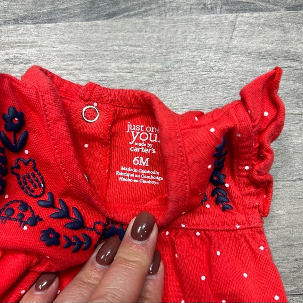 Carter's Long Sleeve and Short Sleeve Bodysuits 6-9M - Picture 12 of 13